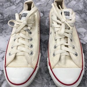 Vtg CONVERSE Chucks All Star Off White Made in USA